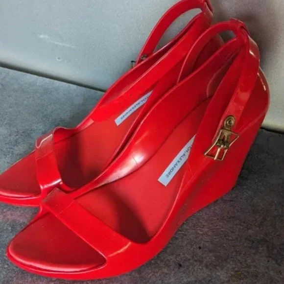 Melissa + Alexandre Herchcovitch Cherry Red Sandals - Picture 3 of 6